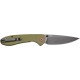 Нож CJRB Feldspar Black Blade, AR-RPM9 Steel, ц:green