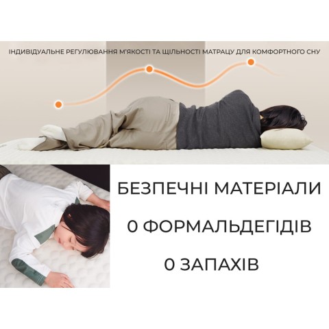 Матрац автомобільний кемпінговий двомісний Naturehike CNK2450WS010, 197х134х6,5 см світлий із вбудованою помпою для надування