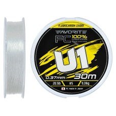 Флюорокарбон Favorite U1 FC 30m #5.0/0.37mm 20.5lb/9.31kg