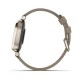Смарт-часы Garmin Lily 2 Classic кремово-золотистые с кофейным нейлоновым ремешком