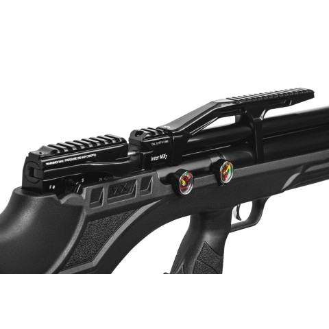 Пневматична Редукторна PCP гвинтівка  Aselkon MX7 Black  кал. 4.5