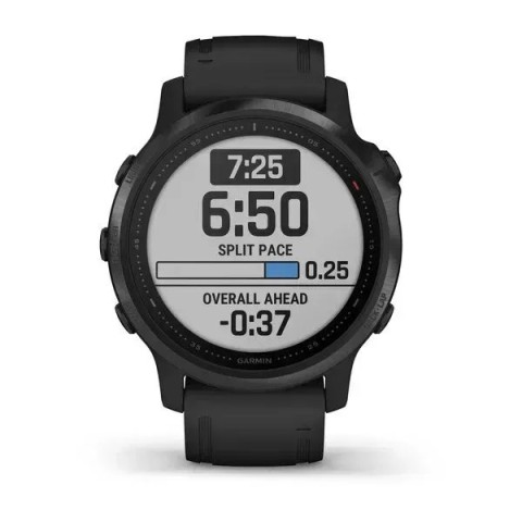 Смарт-годинник Garmin fenix 6S Pro чорний з чорним ремінцем