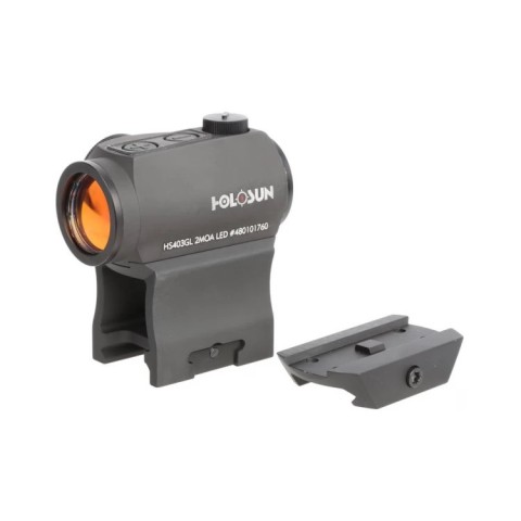 Коліматорний приціл Holosun Paralow HS403GL 2 MOA на Weaver