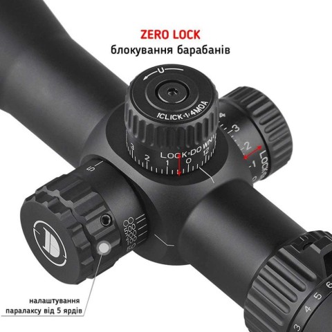 Приціл Discovery Optics HT 3-12X40SF FFP 30mm без підсвічування (221024)