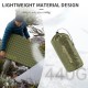 Матрац туристичний надувний одномісний  Naturehike CNK2300DZ013, 185x55x3.5 см, світло-сірий, прямокутний