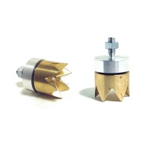 Rotating Star 6pt Brass 12ga 16ga 20ga  for MEC (discounted!!!) - Латунная 6-лучевая звездочка на подшипнике (со скидкой - подшипник не очень хорошо вращается) - возможно нужно смазать и разработать, некоторие удалось таким образом восстановить).