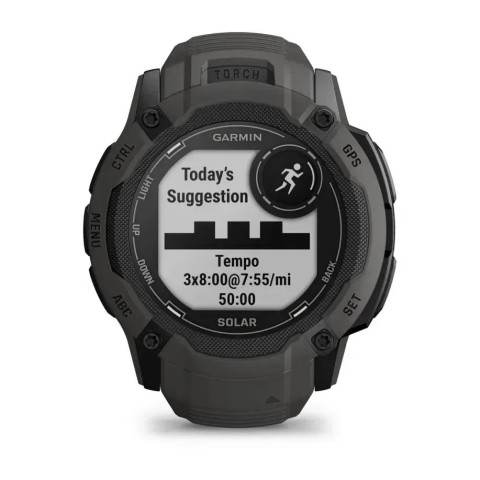 Смарт-годинник Garmin Instinct 2X Solar графітовий
