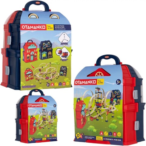 Ігровий набір OTAMANKO ХОРОБРИЙ ПАРОВОЗИК трюкова залізниця, 173 деталі,