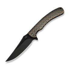 Ніж складаний туристичний Weknife Dracarys, (9.1 см) Böhler M390 / титан 6AL4V бронзовий/чорний
