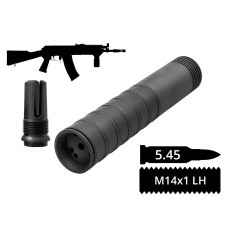 Газорозвантажений 2в1 розбірний пбс+пламегас AFTactical S44GF24 WBP Jack Tactical