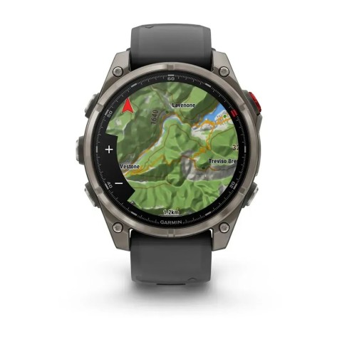 Смарт-часы Garmin fenix 8 Pro AMOLED (47 мм) Sapphire титан графитовый/черный