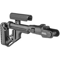 Приклад складаний FAB, для для АКМС (складаний вниз), регульована щока, чорний