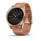 Смарт-часы Garmin vivomove Luxe с розово-золотистыми корпусом и ремешком