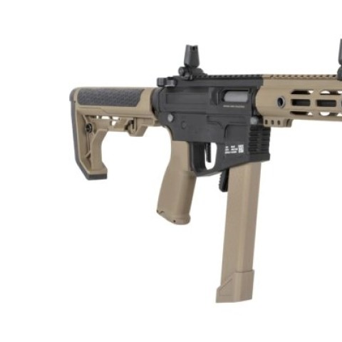 Пистолет-пулемет Specna Arms SA-FX01 Flex Hal Etu with orange discharge device Half-Tan