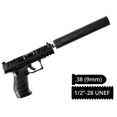 Пістолетний глушник AFTactical S34 , .38 (9мм), 1/2x28 UNEF