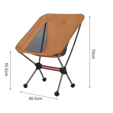 Стілець складаний ультралегкий Naturehike Stellaluna L01 CNK2350JJ017, помаранчевий