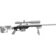 Ложа MDT LSS-XL для карабина Remington 700 Long Action. Материал - алюминий. Цвет - черный