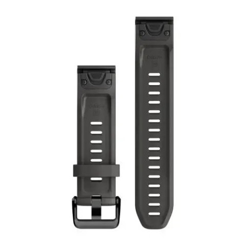 Ремінці для годинника Garmin QuickFit 20 силіконові графітові