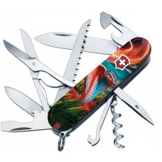 Нож Victorinox Swiss Army Huntsman Zodiac. Красочная кобра