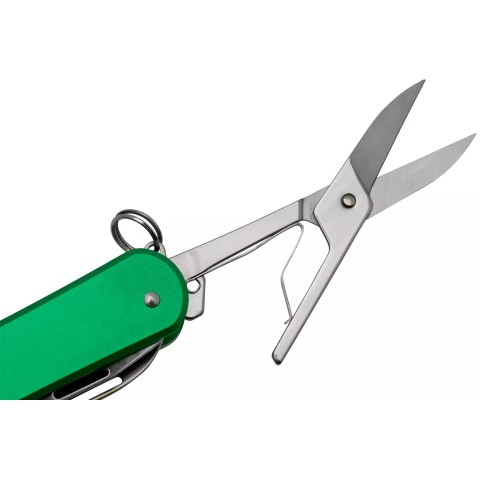 Нож многофункционал. Fox Vulpis Aluminium, 4 инструмента ц:od green