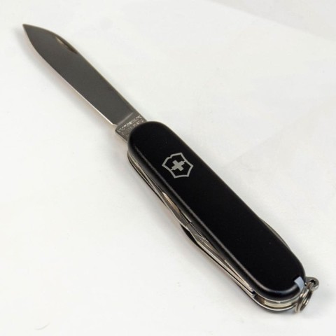 Ніж Victorinox Spartan Mat 91мм,12функ,чорн.мат,штоп