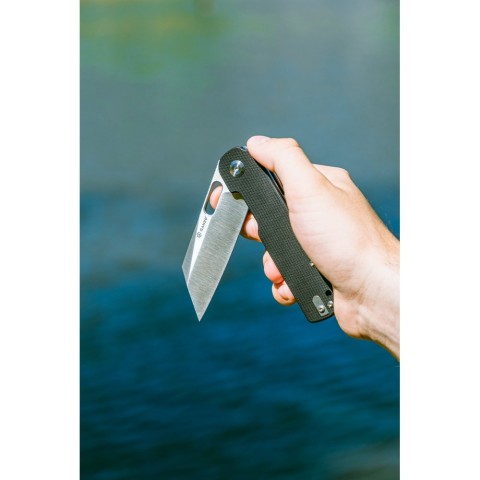 Ніж складаний туристичний Ganzo G770 (8.8 см) D2 / G10 чорний