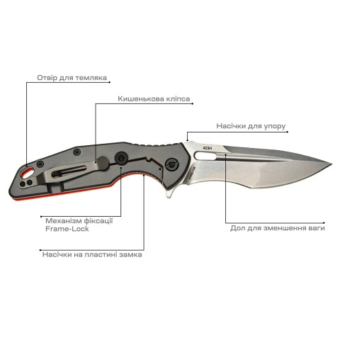 Нож Skif Defender II SW ц:orange