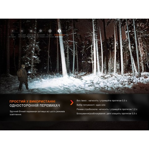 Ліхтар ручний Fenix E35R, блакитний | Лімітована серія