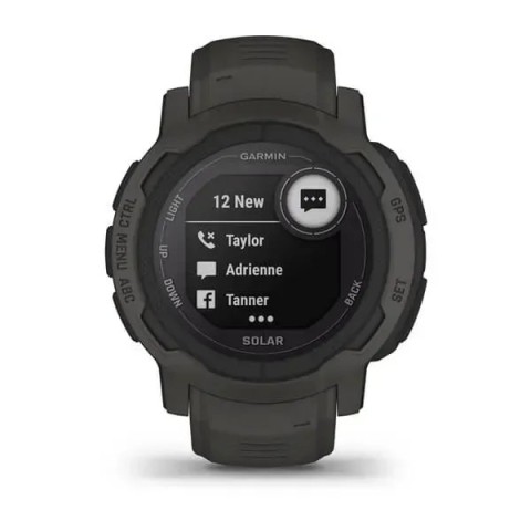 Смарт-годинник Garmin Instinct 2 Solar графітовий