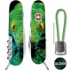 Ніж Victorinox Huntsman Zodiac 91мм,15функ ,Зелена дерев'яна змія