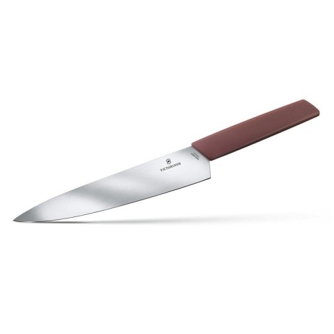 Кухонний ніж Victorinox Swiss Modern Carving лезо 22см з бордо. ручкою (блістер)