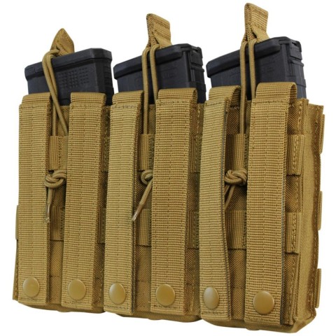 Підсумок Condor TRIPLE M4,M16 MAG для 3-х магазинів, відкритий ц:койот