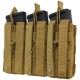 Підсумок Condor TRIPLE M4,M16 MAG для 3-х магазинів, відкритий ц:койот