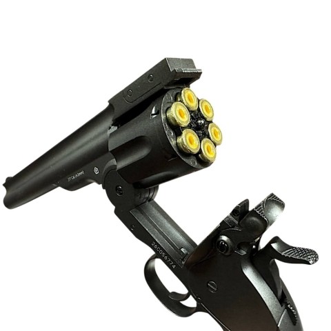 Револьвер пневм. Borner Schofield Black cal. 4.5 mm/Pellets+BBs