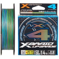 Шнур YGK X-Braid Upgrade X4 180m (3 colored) #0.4/0.104mm 8lb/3.6kg