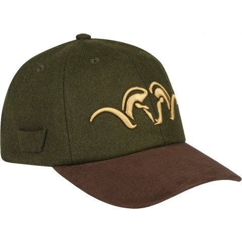 Кепка Blaser Active Outfits Suede Felt Cap One size Dark Olive/Brown