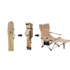 Складане крісло-шезлонг BRS-Y06, бежевий