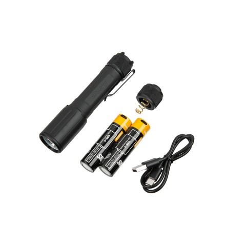 Ліхтар Sig Optics FOXTROT-EDC, FULL-SIZE, RECHARGEABLE, HANDHELD FLASHLIGHT, WHITE LIGHT, BLACK