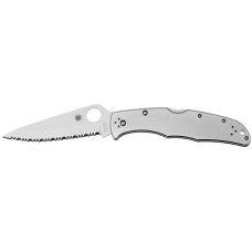 Нож Spyderco Endura 4 Steel Handle, серрейтор