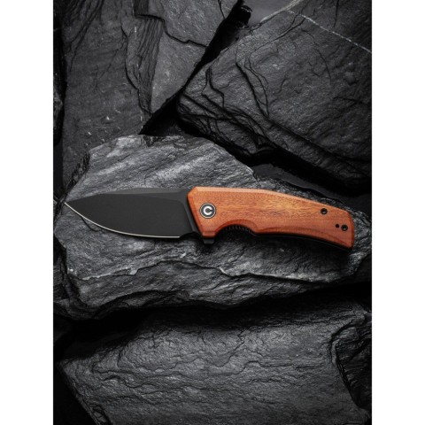Ніж складаний кишеньковий Civivi Regulatron, (7.6 см) Nitro-V / Guibourtia Wood