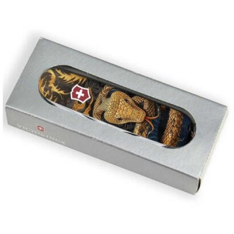 Ніж Victorinox Swiss Army Huntsman Zodiac Дерев'яна змія