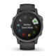 Смарт-годинник Garmin fenix 6S Pro Sapphire сірий DLC з чорним ремінцем