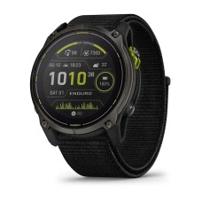 Смарт-годинник Garmin Enduro 3 з чорним нейлоновим ремінцем