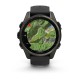 Смарт-часы Garmin fenix 8 AMOLED (43 мм) Sapphire карбоново-серый DLC титан черный/гравийно-серый