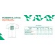 Набір футболок Pentagon Orpheus T-shirts L Чорний / Білий / Синій