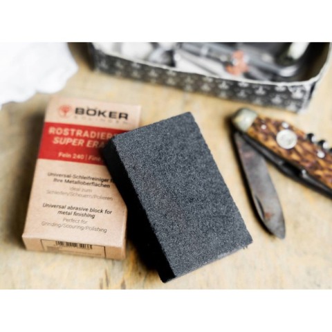 Фірмова очищувальна губка-ластик від іржі Boker 09BO304