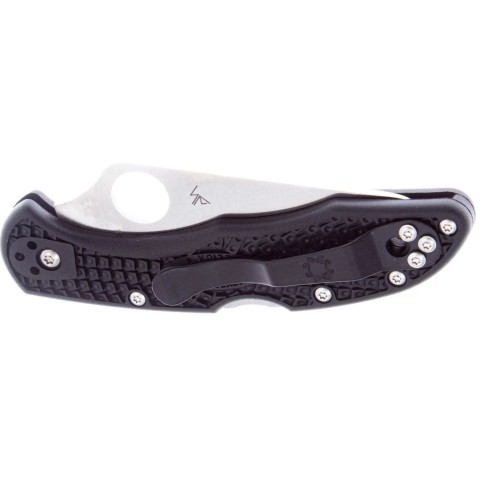 Нож Spyderco Delica 4, VG-10, FRN, полусеррейтор ц:black