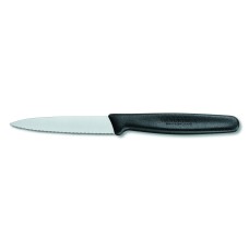 Нож кухонный Victorinox Standart 8см, серрейтор, чёрный
