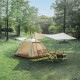 Намет тримісний автоматичний із тентом Naturehike Ango Picnic CNK2450WS021, коричневий