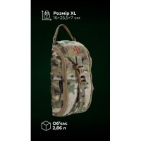 Підсумок для аптечки ПА1 GEN 2 “Нойта” відривний (XL | Мультикам неоригінальний) ТМ Балістика